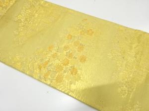 アンティーク　松竹梅に菊模様織り出し袋帯（材料）